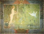 Carl Larsson Venus and Thumbelina France oil painting artist